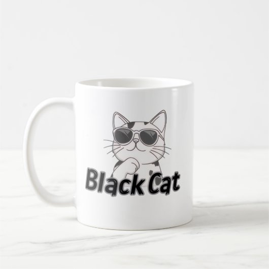 Cute Kitty Coffee Mug | Perfect Gift for Cat Lover Koffiemok (Links)