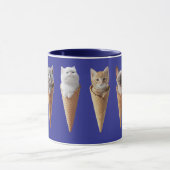 Cute Kitty Cones Mok (Midden)