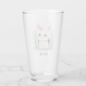 Cute Kitty Kawaii Chibi  Glas (Achterkant)