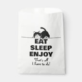 Cute Kitty Minimalistisch Design - CAT 6 Bedankzakje (Voorkant)
