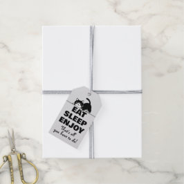 Cute Kitty Minimalistisch Design - CAT 6 Cadeaulabel