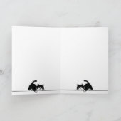 Cute Kitty Minimalistisch Design - CAT 6 Kaart (Binnen)