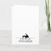 Cute Kitty Minimalistisch Design - CAT 6 Kaart (Achterkant)