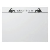 Cute Kitty Minimalistisch Design - CAT 6 Notitieblok (Voorkant)