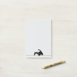 Cute Kitty Minimalistisch Design - CAT 6 + tekst Post-it® Notes