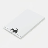 Cute Kitty Minimalistisch Design - CAT 6 + tekst Post-it® Notes (Schuin)