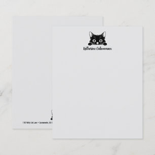 Cute Kitty Minimalistisch Design - KAT 1
