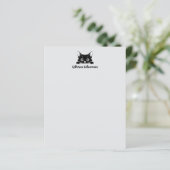 Cute Kitty Minimalistisch Design - KAT 1 (Staand voorkant)