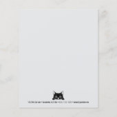 Cute Kitty Minimalistisch Design - KAT 1 (Achterkant)