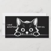 Cute Kitty Minimalistisch Design - KAT 1 (Voorkant)
