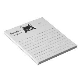 Cute Kitty Minimalistisch Design - KAT 1 Notitieblok