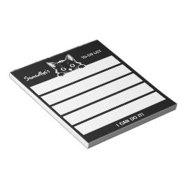 Cute Kitty Minimalistisch Design - KAT 1a Notitieblok