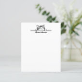 Cute Kitty Minimalistisch Design - KAT 2 (Staand voorkant)
