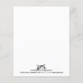Cute Kitty Minimalistisch Design - KAT 2 (Achterkant)