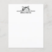 Cute Kitty Minimalistisch Design - KAT 2 (Voorkant)
