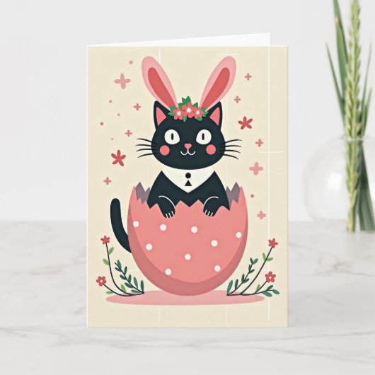Cute Kitty Nieuwe Aankomstkaart Kaart (Voorkant)