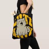 Cute Kitty Schouder Tote Bag (Dichtbij)