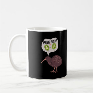Cute Kiwi Bird Family Humor Nieuw-Zeeland Koffiemok