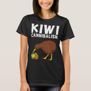 Cute Kiwi Bird Gift Mannen Women Funny Kiwi Cannib T-shirt