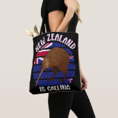 Cute Kiwi Bird Nieuw Zeeland Reis Tote Bag (Dichtbij)