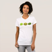 cute kiwi green summer aesthetic t-shirt (Voorkant volledig)