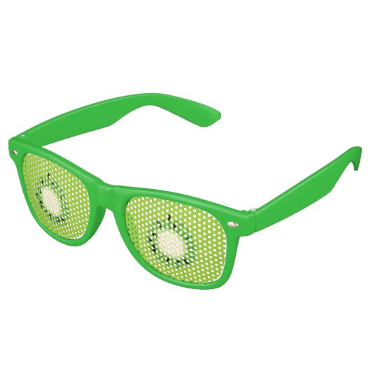 Cute Kiwi Sunglazen Retro Zonnebril (Gekanteld)