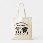 Cute Klas van ... Afstudeerhoed Tote Bag (Achterkant)
