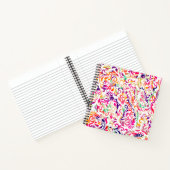 Cute klassiek kleurig bloesem notitieboek (Binnen)