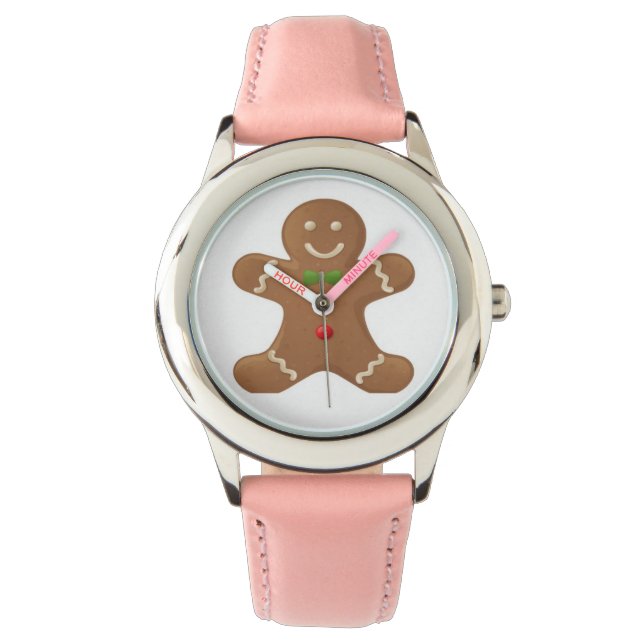 Cute klassiek tandbrood man horloge (Voorkant)