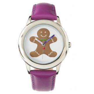 Cute klassiek tandbrood man horloge