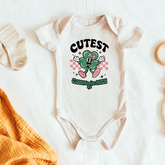Cute Klaver | 1e St. Patrick's Dag Romper