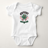Cute Klaver | 1e St. Patrick's Dag Romper (Voorkant)