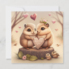 Cute kleine beren cartoon kaart