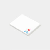 Cute kleine blauwe vogels Dingen om te doen Post-i Post-it® Notes (Schuin)
