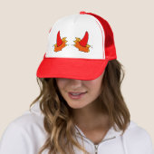 Cute 'Kleine Duivel' Trucker Hoed Pet (In situ)