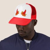 Cute 'Kleine Duivel' Trucker Hoed Pet (In situ)