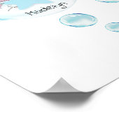 Cute Kleine Hamster Zeepbellen Poster (Hoek)