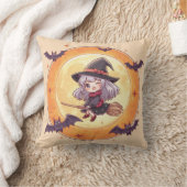 Cute Kleine Heks Halloween Kussen (Deken)