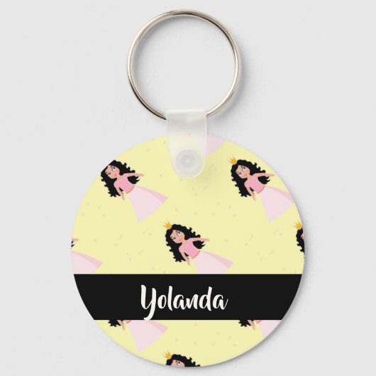 Cute kleine prinses sleutelhanger (Voorkant)