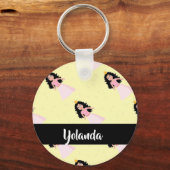 Cute kleine prinses sleutelhanger (Voorkant)
