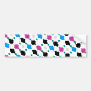 Cute kleurful aztec patroon bumpersticker