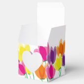 Cute Kleurige Bloemen Bedankdoosjes (Geopend)