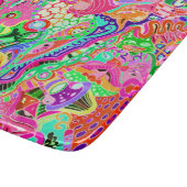Cute kleurige gemengde abstracte monsters snijplank (Hoek)