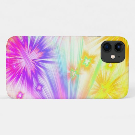 Cute, kleurrijk vuurwerk Case-Mate iPhone case (Achterkant (horizontaal))