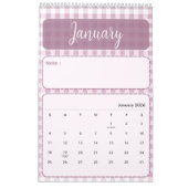 Cute & Kleurrijke 2026 Agenda Kalender (Jan 2026)
