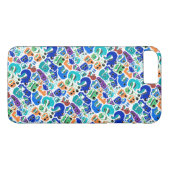 Cute kleurrijke gezichts patronen van monsters Case-Mate iPhone case (Achterkant (Horizontaal))