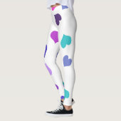 Cute kleurrijke harten leggings (Links)