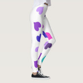 Cute kleurrijke harten leggings (Rechts)