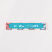 Cute Kleurrijke Krijtjes Patroon Kleur Gecodeerd Labels (Design 1)