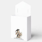 Cute kleuterschool afstudeerkonijn ontwerp bedankdoosjes (Geopend)